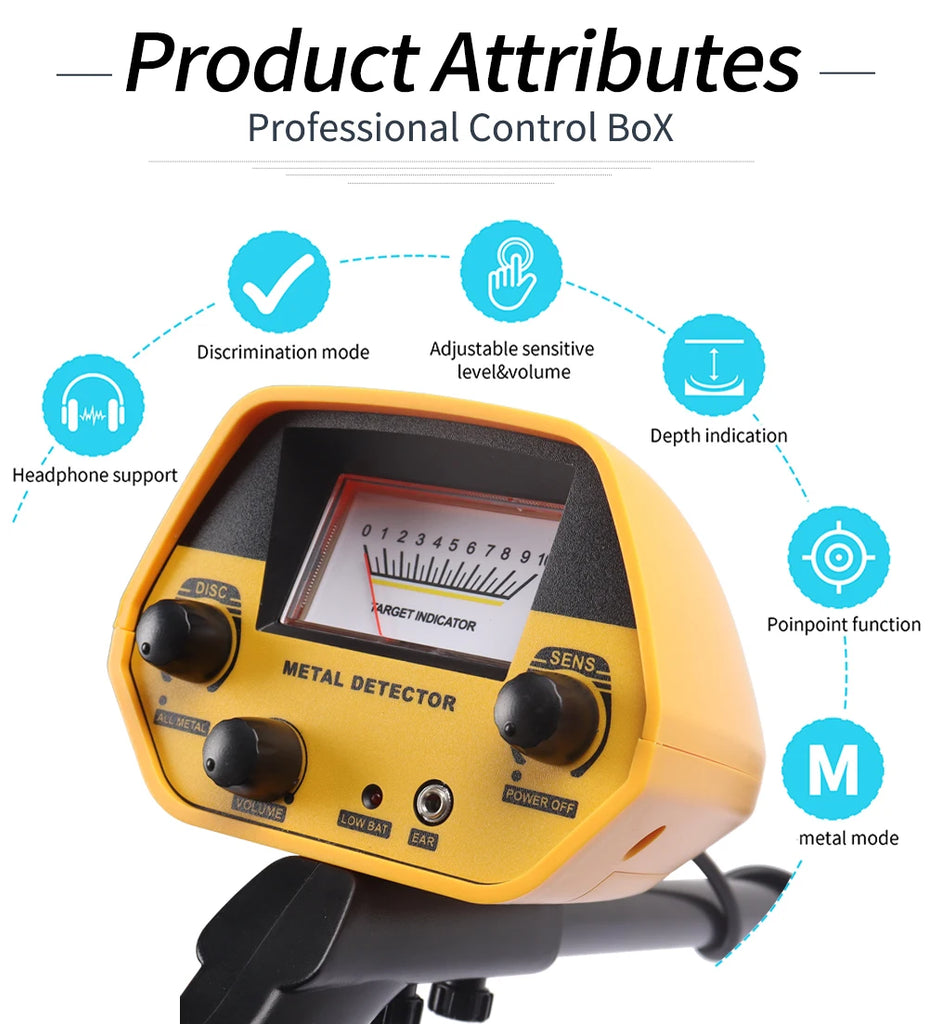 GTX5030H Professional Underground Metal Detector – High-Precision Treasure Hunter for Gold, Coins & Relics