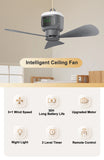12000mAh Rechargeable Camping Ceiling Fan with LED Light & Remote | Portable Tent Cooling Fan thumbnail 7