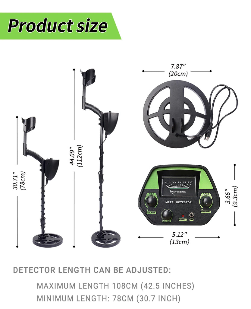 GTX5030H Professional Underground Metal Detector – High-Precision Treasure Hunter for Gold, Coins & Relics