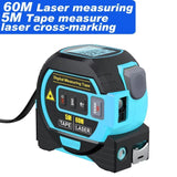 3-in-1 Digital Laser Rangefinder with 5M Tape Measure & LCD Display – 40m/60m Distance Measuring Tool thumbnail 23