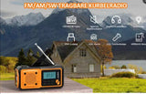 5000mAh Emergency Hand Crank & Solar Radio – AM/FM/SW, NOAA Weather Alerts, Power Bank, LED Flashlight, SOS Alarm thumbnail 13