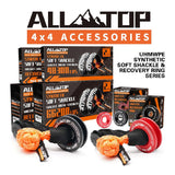 48,300 lbs Synthetic Soft Shackle & 66,000 lbs Recovery Ring Set – Heavy-Duty Off-Road Winch Recovery Kit (2 PCS) thumbnail 3