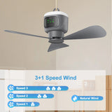 12000mAh Rechargeable Camping Ceiling Fan with LED Light & Remote | Portable Tent Cooling Fan thumbnail 5