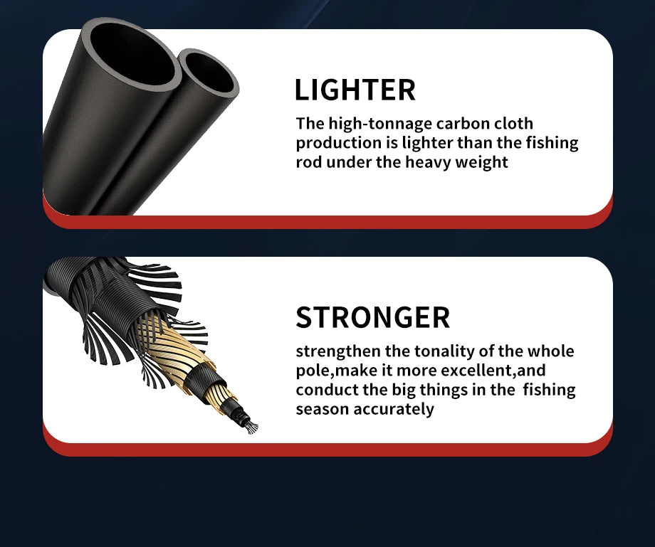 JOHNCOO Sea Fishing Rod 1.75M β MT Cuttlefish & Octopus Rod with Metal Tip, Fuji Rings, Lightweight Carbon Build