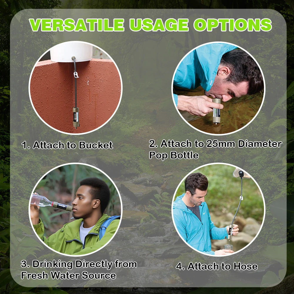 Miniwell Emergency Water Filter – Compact, Reliable Clean Water Anywhere