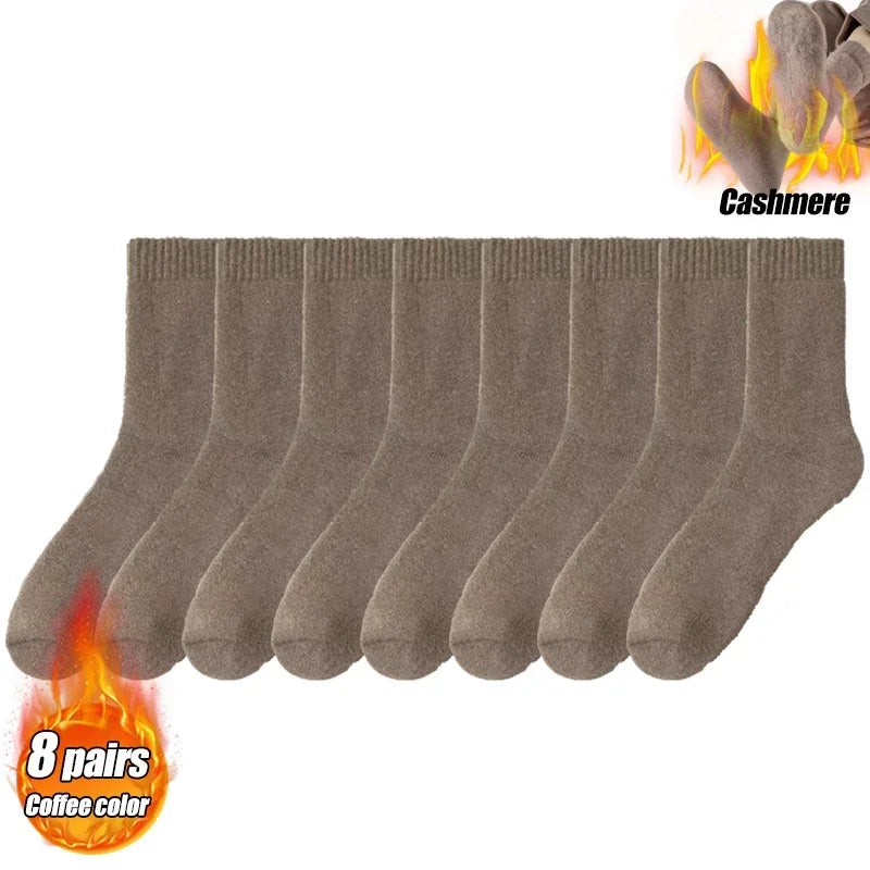 Winter Thermal Socks for Men & Women – Insulated Cold Weather Hiking Socks (Multiple Pairs Available)