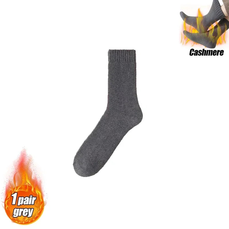 Winter Thermal Socks for Men & Women – Insulated Cold Weather Hiking Socks (Multiple Pairs Available)