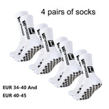 4 Pairs Mid-Tube Non-Slip Football Socks – Breathable & Durable Sports Training Socks (Unisex) thumbnail 1