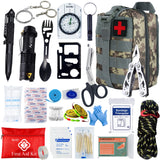 Professional Survival First Aid Kit – 24-in-1 Emergency Gear with Molle Bag | Camping, Hiking, Outdoor Rescue IFAK thumbnail 18