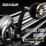 SeaSir Megacuda Baitcasting Reel β 15KG Drag, 9+1BB, 6.5:1 Gear Ratio, Deep Spool Aluminum & Carbon Jigging Reel for Saltwater Fishing thumbnail 6
