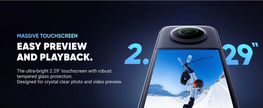Insta360 X3 – Waterproof 360° Action Camera