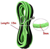 15M Synthetic Winch Rope β 10,000LBS Recovery Cable (5mm) for 4WD, ATV, SUV, Truck, Boat thumbnail 19