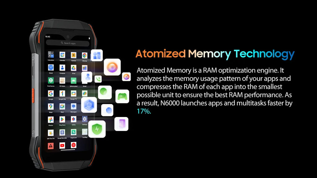 Blackview N6000 Rugged Waterproof Mini Smartphone | 4.3" Display, 256GB Storage, Android 13, 48MP Camera, NFC, Helio G99 Octa-Core