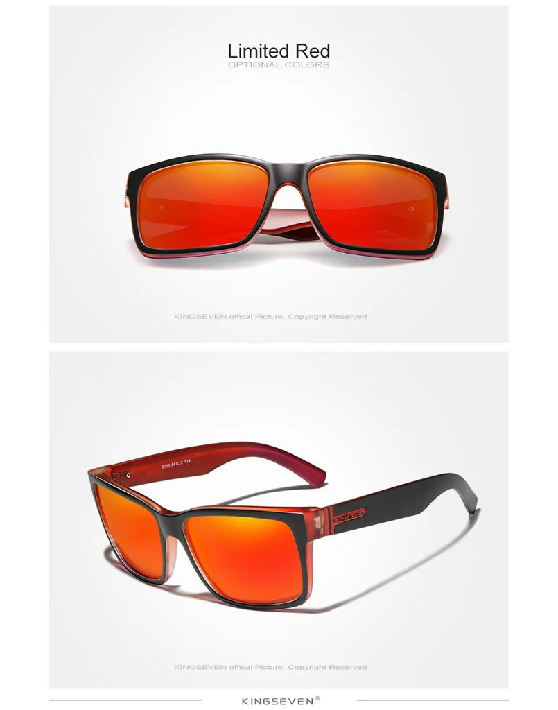 KINGSEVEN Polarized Sports Sunglasses for Men – UV400 Mirror Lens | Model 750