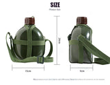 Military-Grade Aluminum Water Bottle with Shoulder Strap – 2L/3L Canteen & Cooking Cup for Hiking & Outdoor Survival thumbnail 10