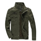Men’s Plus Size Military Cargo Jacket – Spring & Autumn | Sizes M–6XL | Lightweight, Breathable, Tactical Style thumbnail 2