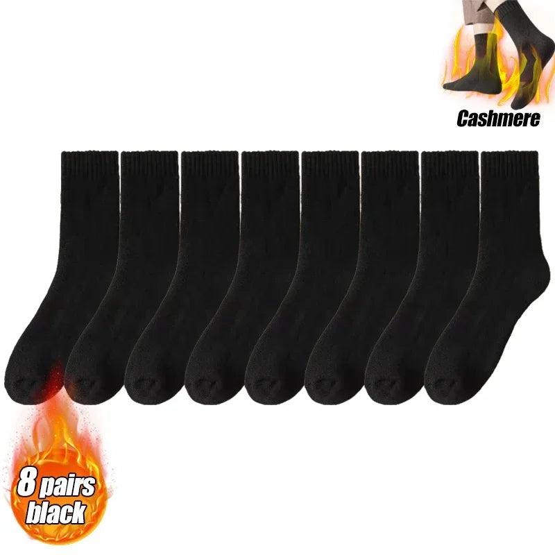 Winter Thermal Socks for Men & Women – Insulated Cold Weather Hiking Socks (Multiple Pairs Available)