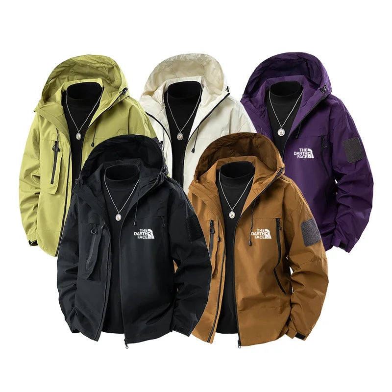 Men’s Spring & Autumn Hiking & Camping Jacket – Waterproof & Windproof Outdoor Coat