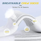 6 or 12 Pairs Men's Outdoor Crew Socks – Breathable, Durable, and Comfortable Fit thumbnail 4