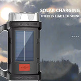 Powerful LED Flashlight – USB + Solar Rechargeable Camping Torch & Power Bank thumbnail 9