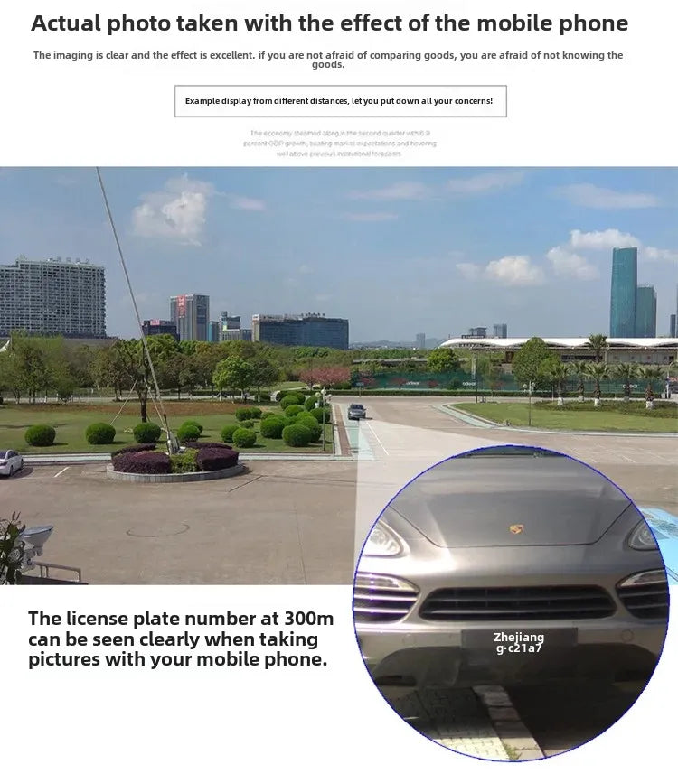 High-Power HD Telescope with Maitian Optical Glass โ Portable Zoom Lens for Outdoor Concerts & Mobile Photography