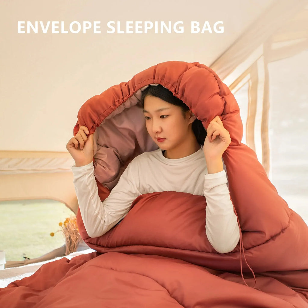 BISINNA 3-Season Large Camping Sleeping Bag – Lightweight, Expanded Design for Adults (Multiple Weights)