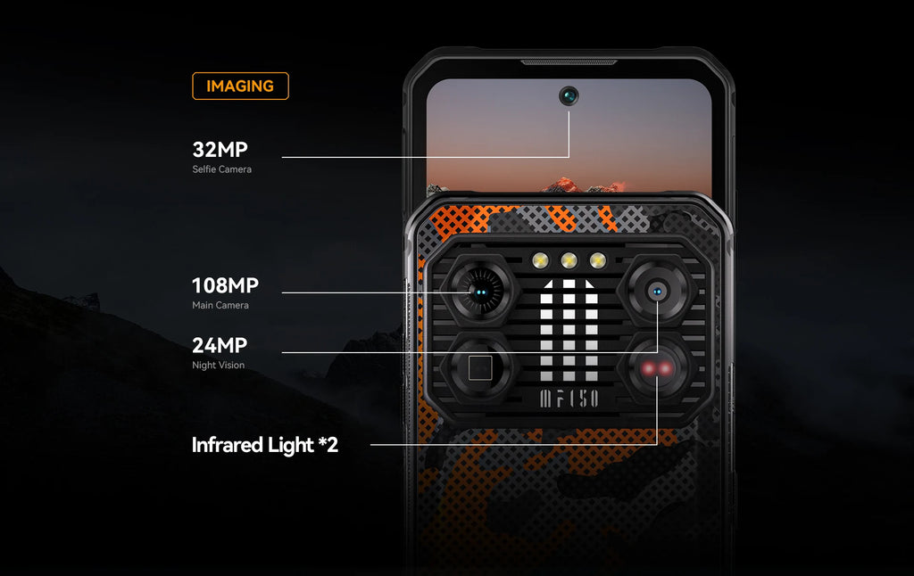 IIIF150 B2 Pro Rugged Smartphone – 6.8" FHD+ 120Hz | 24GB RAM (12+12) | 256GB ROM | 108MP Camera | 10000mAh Battery | Helio G99 | Android | IP68/IP69K | MIL-STD-810G