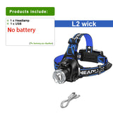 Ultra-Bright XHP360 LED Rechargeable Headlamp – 55,000,000 Lumens | 5000M Long-Range Beam | USB-C Powered thumbnail 20