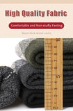 3 Pairs Merino Wool Thermal Socks for Men – Super Thick Winter Crew Socks with Fleece Terry Lining thumbnail 12