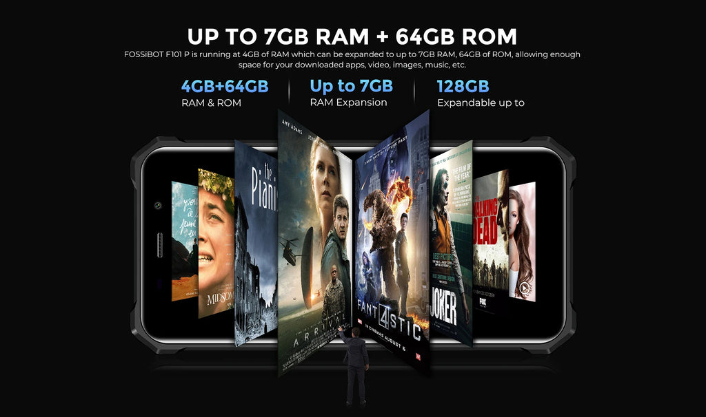 FOSSiBOT F101 P Rugged Smartphone – Power Meets Durability
