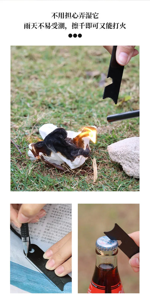 Bear Grylls Magnesium Fire Starter – Emergency Flint Rod & Firesteel Kit for Camping & Survival