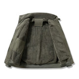 Men's Pilot Bomber Jacket – Winter Fleece-Lined Tactical Windbreaker thumbnail 4