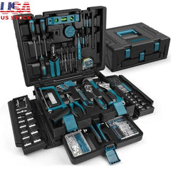 379-Piece Portable Tool Kit – Complete Home & Auto Repair Set with Durable Storage Case