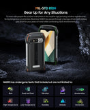 Blackview N6000 Rugged Waterproof Mini Smartphone | 4.3" Display, 256GB Storage, Android 13, 48MP Camera, NFC, Helio G99 Octa-Core thumbnail 19