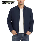 TACVASEN Men’s Lightweight Bomber Jacket – Casual Zip-Up Workwear for Spring & Fall, Water-Resistant Outdoor Windbreaker thumbnail 2