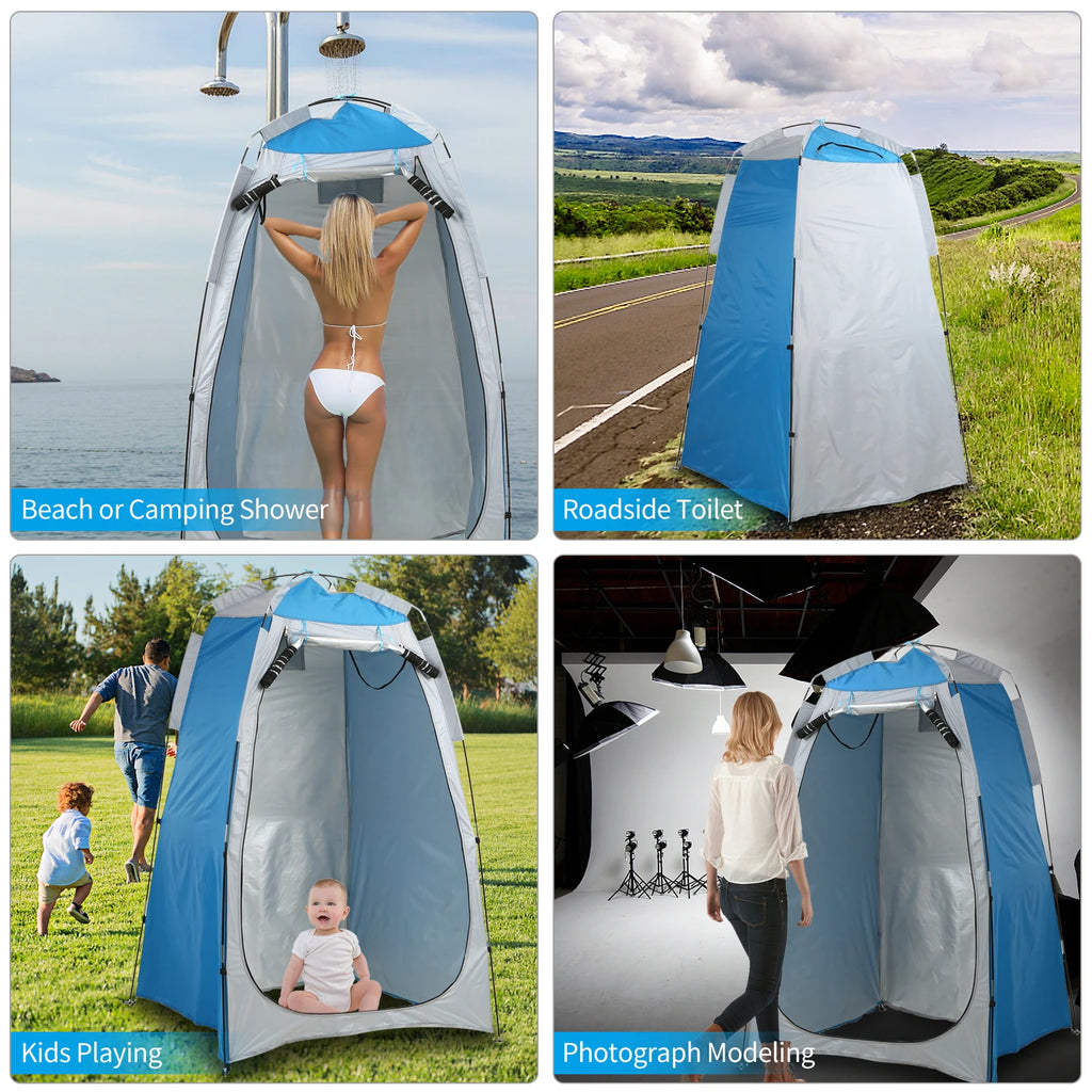Portable Outdoor Privacy Tent – Beach Shower, Toilet, & Changing Room Shelter