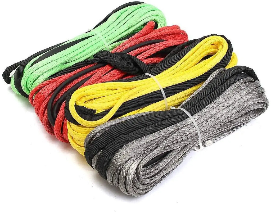 15M Synthetic Winch Rope β 10,000LBS Recovery Cable (5mm) for 4WD, ATV, SUV, Truck, Boat