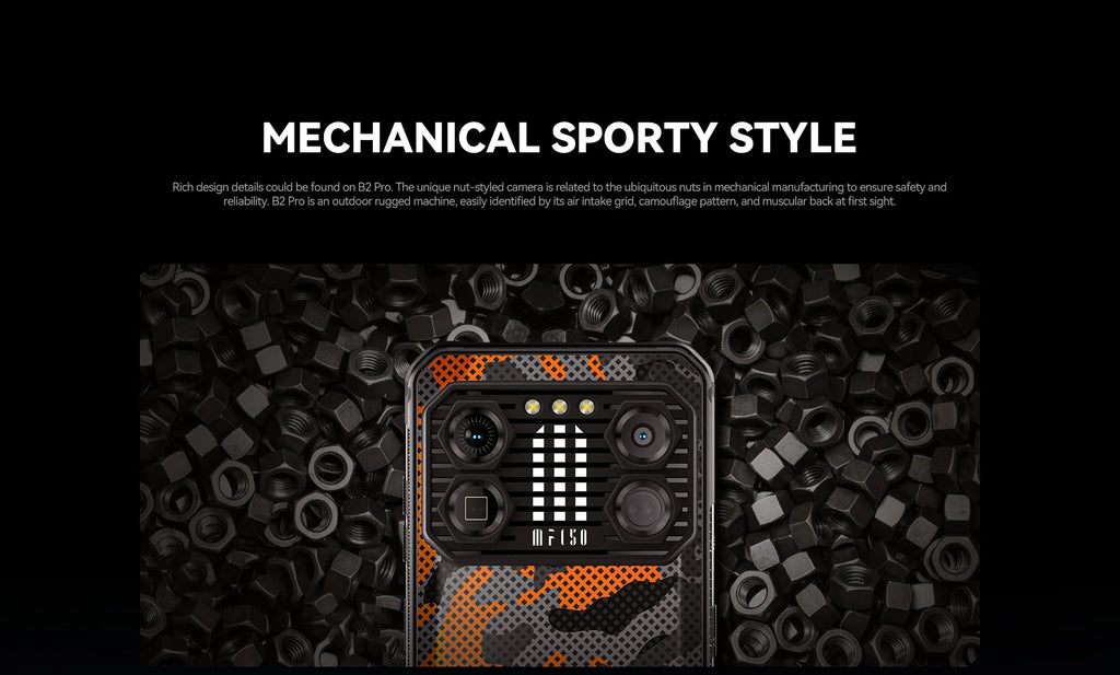 IIIF150 B2 Pro Rugged Smartphone – 6.8" FHD+ 120Hz | 24GB RAM (12+12) | 256GB ROM | 108MP Camera | 10000mAh Battery | Helio G99 | Android | IP68/IP69K | MIL-STD-810G