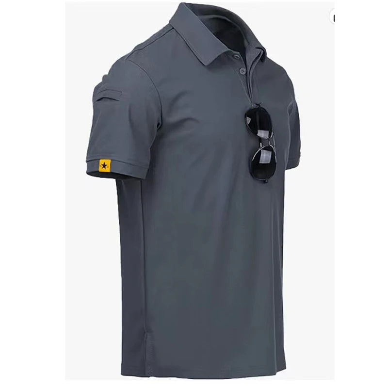 Men’s Quick-Dry Outdoor T-Shirt – Breathable Summer Tee for Hiking, Camping, Trekking & Fishing