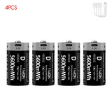 MATOV USB Rechargeable D Size Battery – 1.5V 5600mWh LR20 Lithium-ion D-Cell (2 or 4 Pack) thumbnail 14