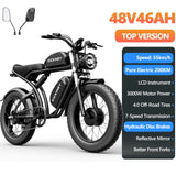 Kickwey K7 1500W Fat Tire Electric Bike – 48V 23Ah Lithium, 46km/h Mountain E-Bike for Adults thumbnail 23