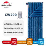 Naturehike CW280 / CWM400 Ultralight Goose Down Sleeping Bag – 3-Season Waterproof, Compact & Connectable thumbnail 22