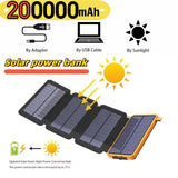Xiaomi 200,000mAh Solar Power Bank with Folding Solar Panels – Portable Quick-Charge Power for Outdoor Camping & Survival thumbnail 12