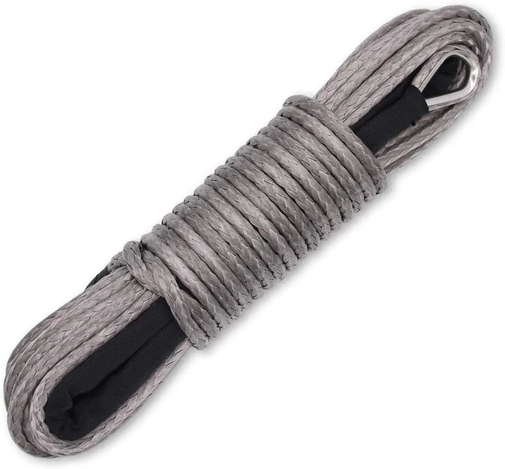 15M Synthetic Winch Rope β 10,000LBS Recovery Cable (5mm) for 4WD, ATV, SUV, Truck, Boat
