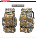 Rilibegan 70L Tactical Hiking Backpack – Camouflage, Waterproof thumbnail 19