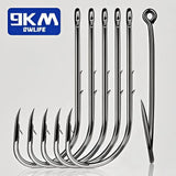 9KM Baitholder Fishing Hooks – 25pcs High Carbon Steel Live Bait Holder Hooks for Freshwater & Saltwater Fishing thumbnail 1