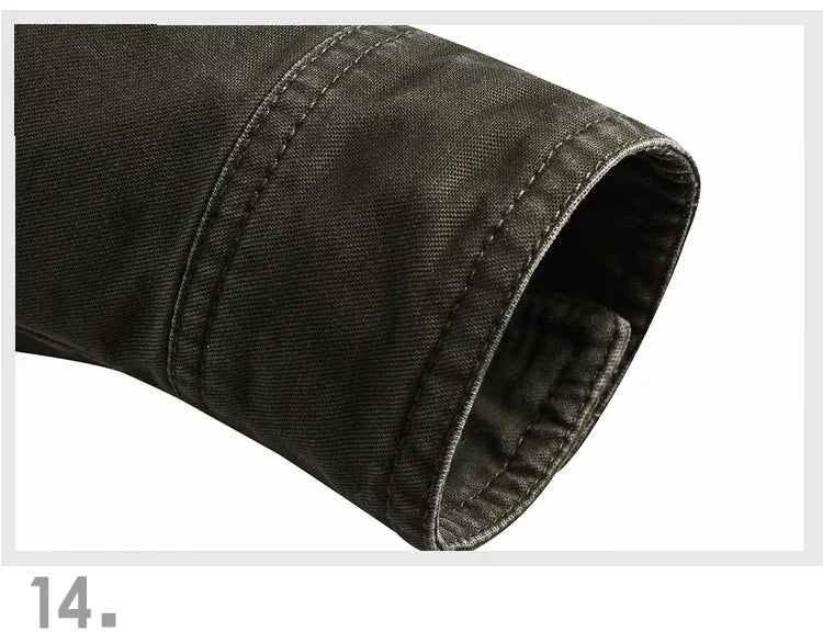 Men’s Plus Size Military Cargo Jacket – Spring & Autumn | Sizes M–6XL | Lightweight, Breathable, Tactical Style