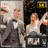 NBD 64MP Digital Camera – 16X Optical Zoom, 5K Video, WiFi & App Control, 180° Flip Screen thumbnail 4