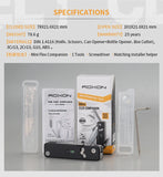 ROXON S504G Mini Folding Multi-Tool Knife with Scissors β Interchangeable, Locking Blade for Outdoor & Camping thumbnail 10