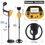 TIANXUN MD-5090 Professional Waterproof Metal Detector – LCD Display, Gold & Treasure Detection, Dual Mode (IP68 Rated) thumbnail 4